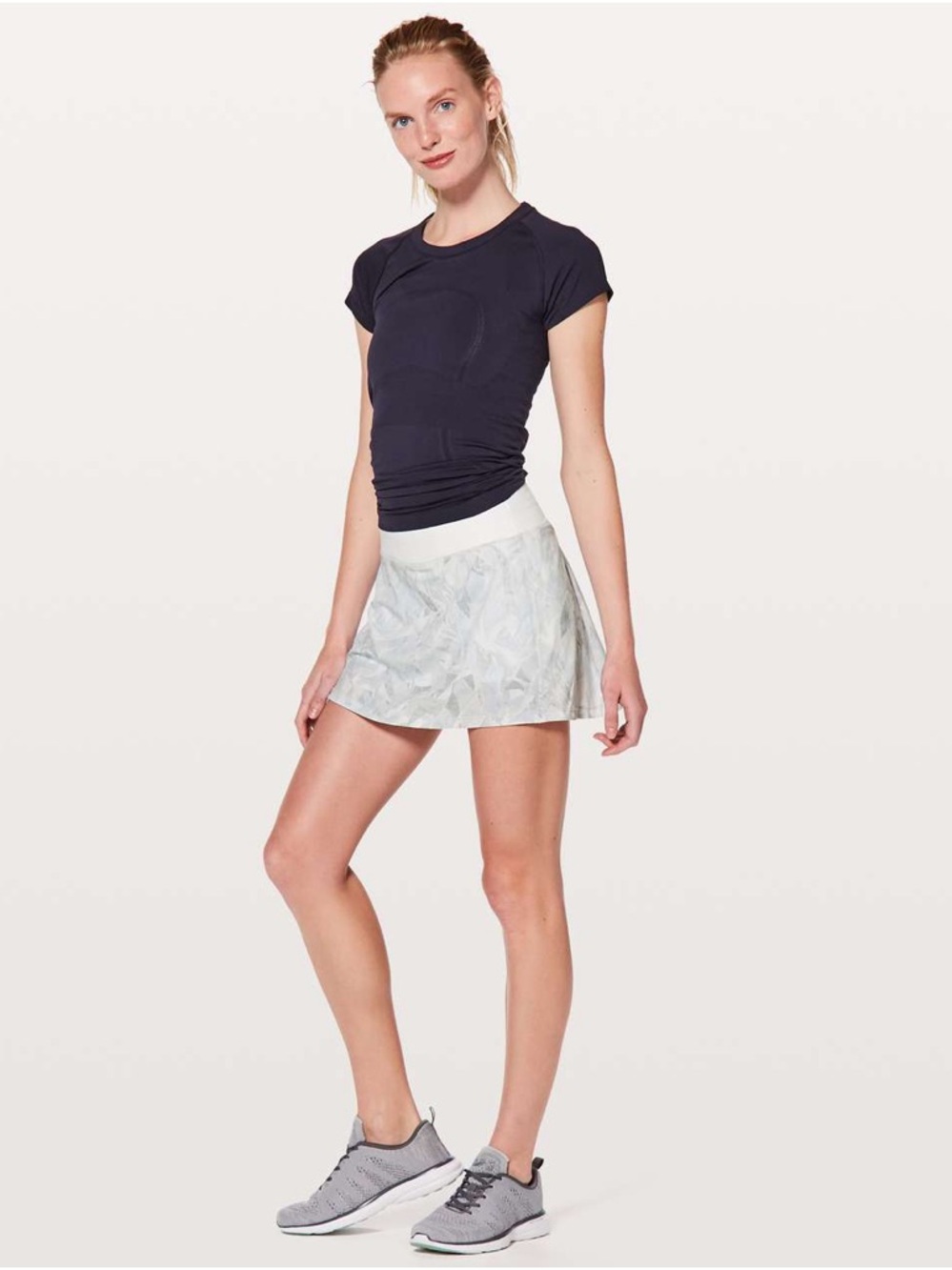 Lululemon Pace Rival Skort in Jasmine White Multi Size 6